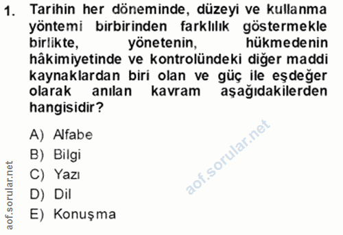 Soru 1