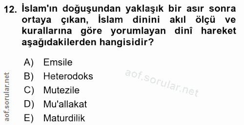 Soru 12