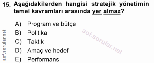 Soru 15