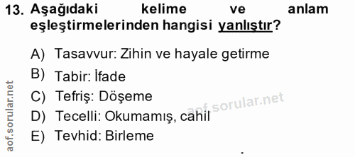 Soru 13