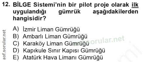 Soru 12