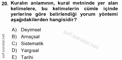 Soru 20
