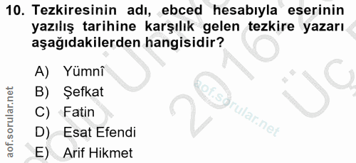 Soru 10
