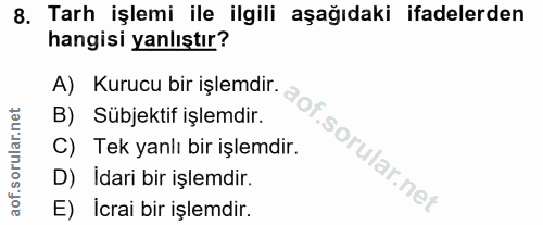 Soru 8