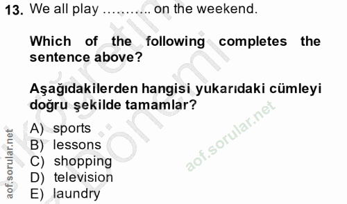Soru 13