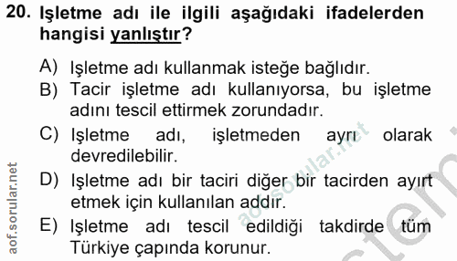 Soru 20