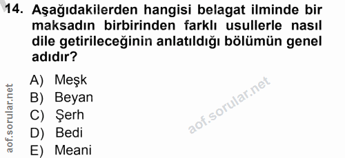 Soru 14