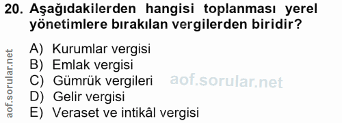 Soru 20