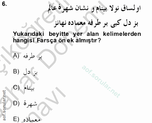 Soru 6