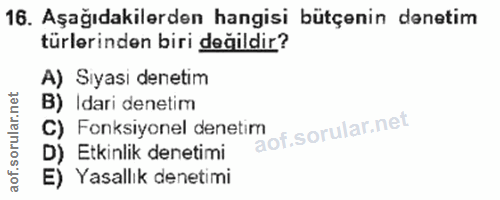 Soru 16