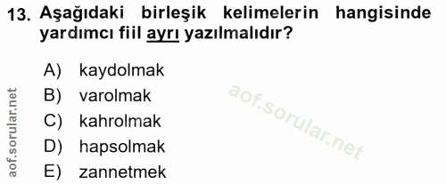 Soru 13