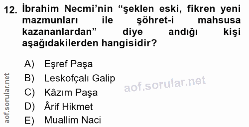Soru 12