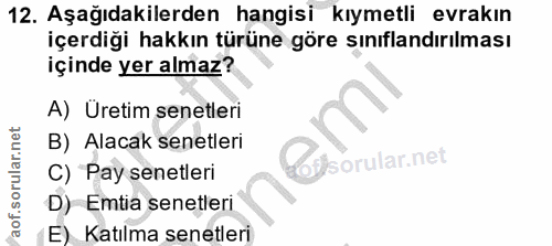 Soru 12