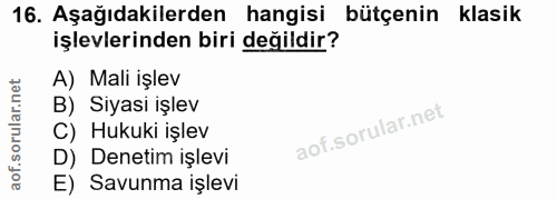 Soru 16