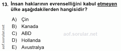 Soru 13