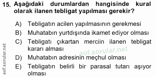 Soru 15