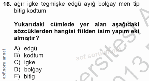 Soru 16