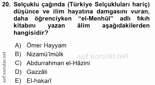 Soru 20