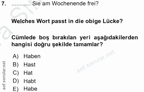 Soru 7