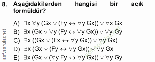 Soru 8