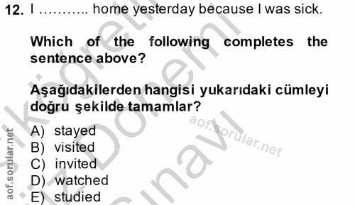 Soru 12