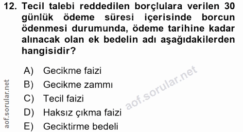 Soru 12