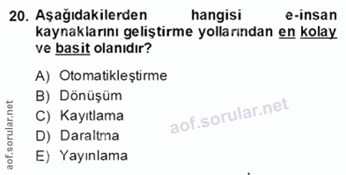 Soru 20