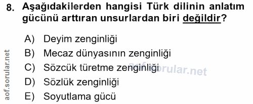 Soru 8