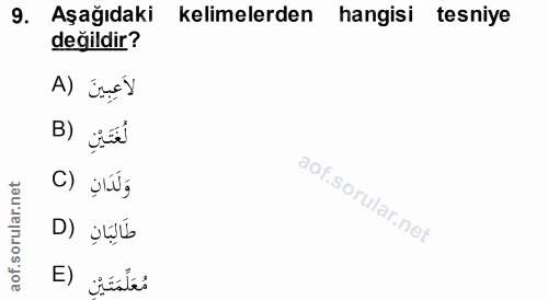 Soru 9