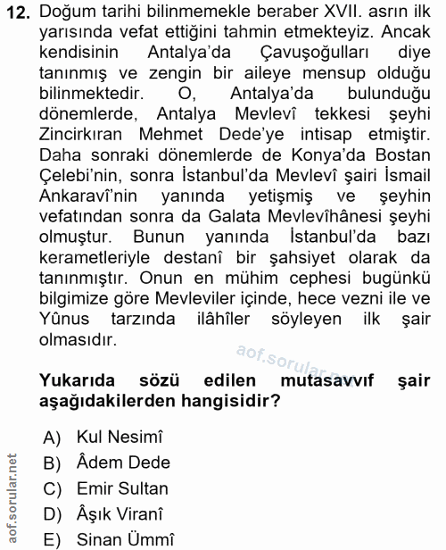 Soru 12
