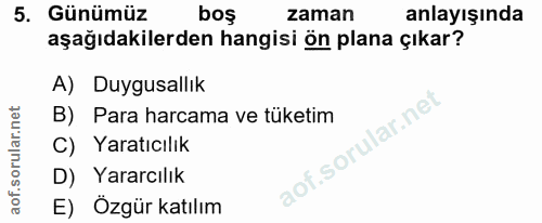 Soru 5