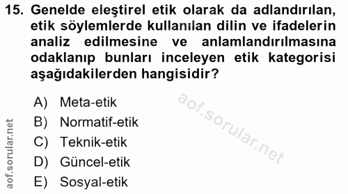 Soru 15