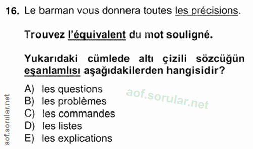 Soru 16