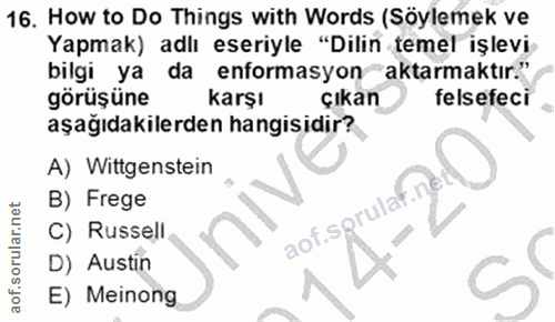 Soru 16