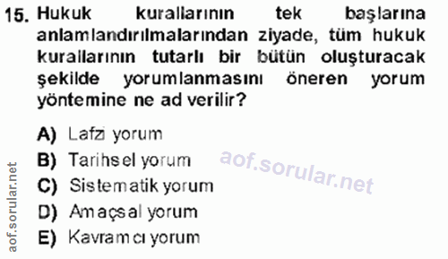 Soru 15