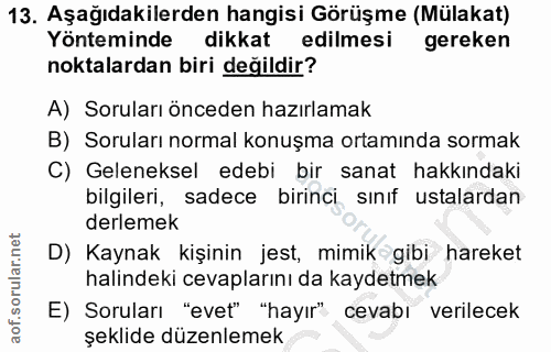 Soru 13