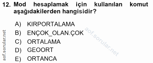 Soru 12