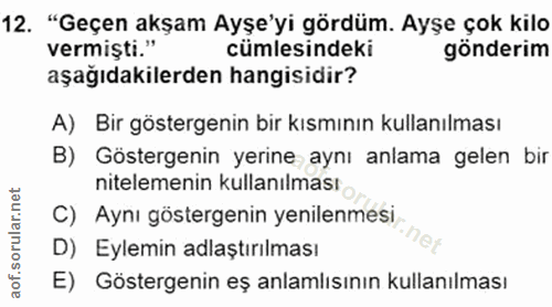 Soru 12