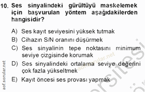 Soru 10