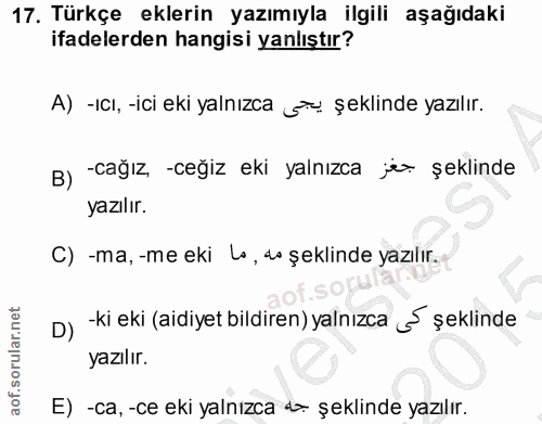 Soru 17