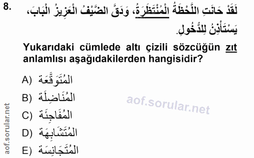 Soru 8