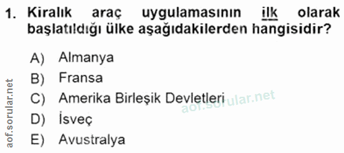 Soru 1