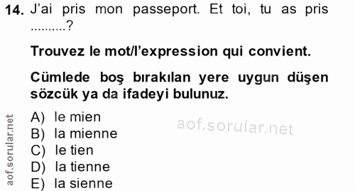 Soru 14