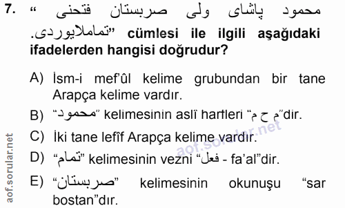 Soru 7