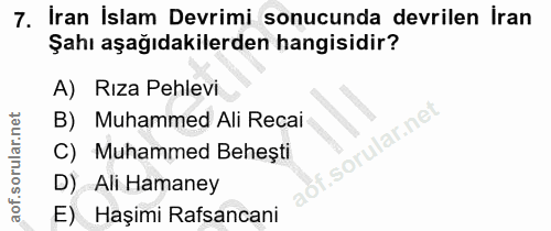 Soru 7