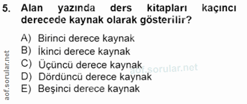 Soru 5