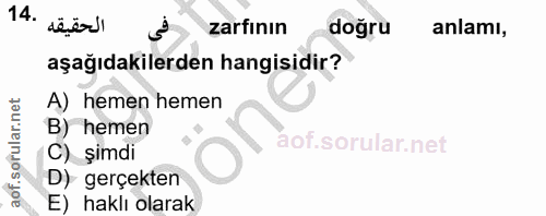 Soru 14