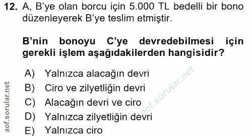 Soru 12