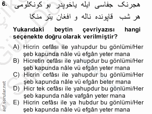 Soru 6