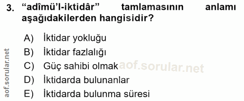 Soru 3